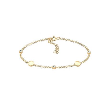 Elli  Armband Plättchen Kristalle 