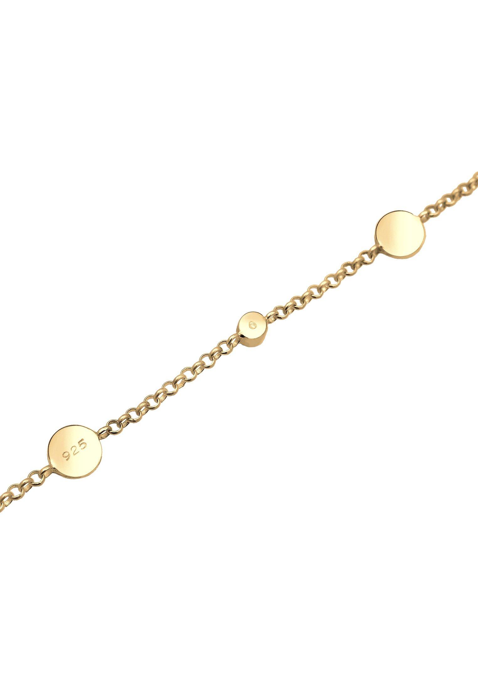 Elli  Armband Plättchen Kristalle 