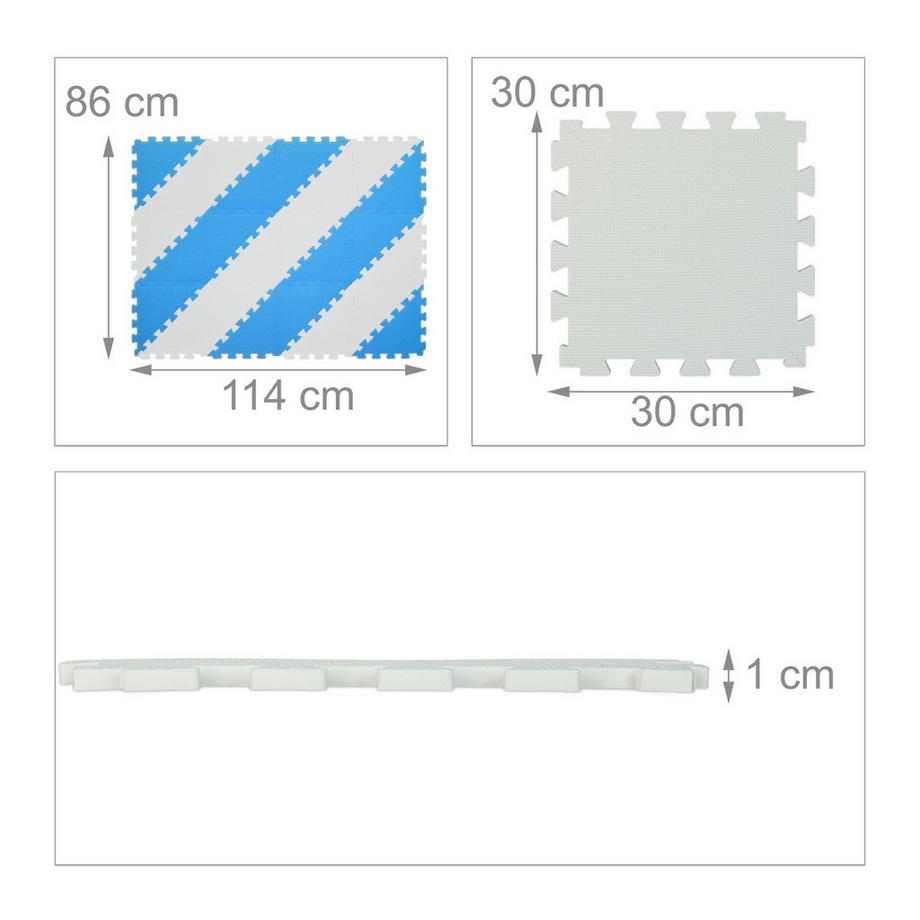 B2X  Puzzlematte-weiß 