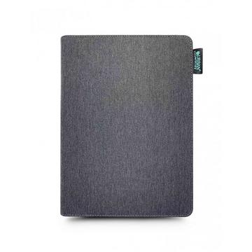 Eco Urban Factory Starter Pack Hülle für 10,5" Touch-Tablet Grau + Displayschutzfolie aus gehärtetem Glas für 10,1" Touch-Tablet Transparent + Touch-Stift Grau