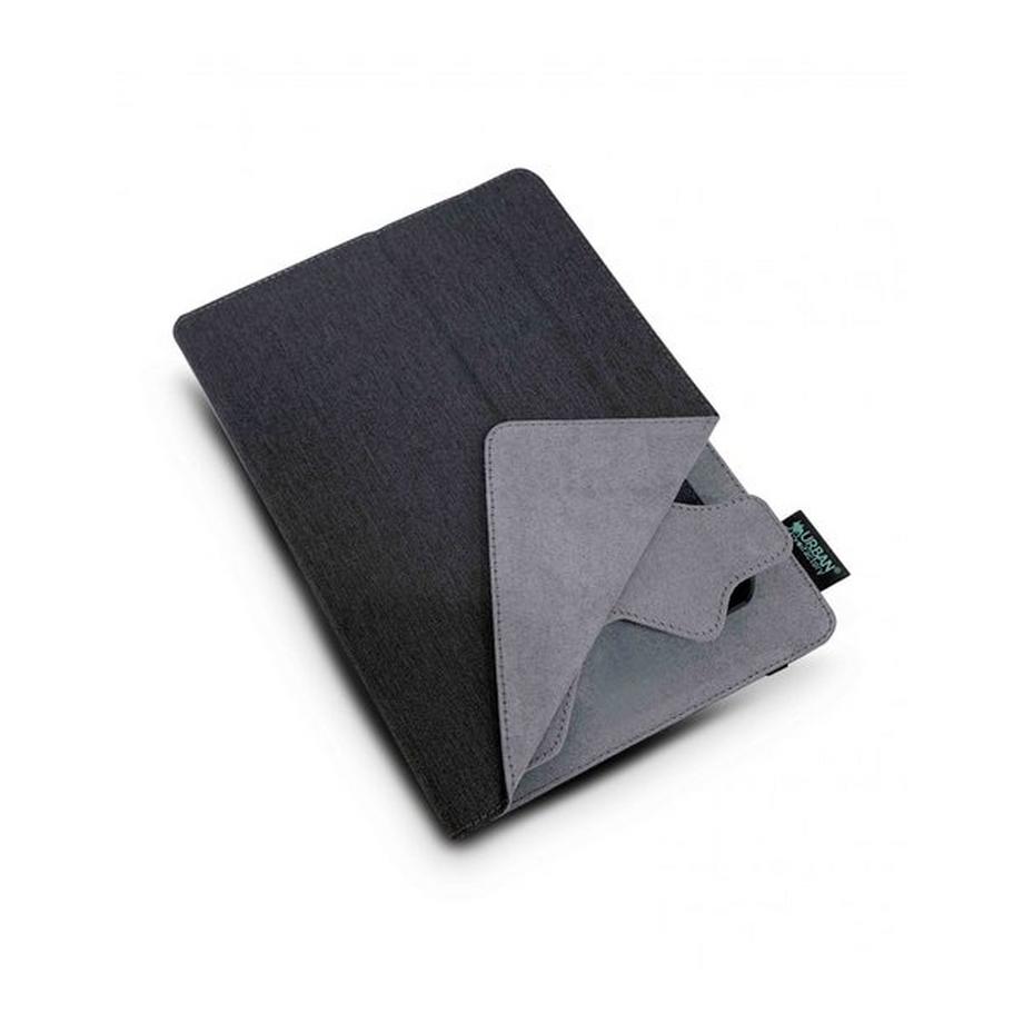 Urban Factory  Eco Urban Factory Starter Pack Hülle für 10,5" Touch-Tablet Grau + Displayschutzfolie aus gehärtetem Glas für 10,1" Touch-Tablet Transparent + Touch-Stift Grau 