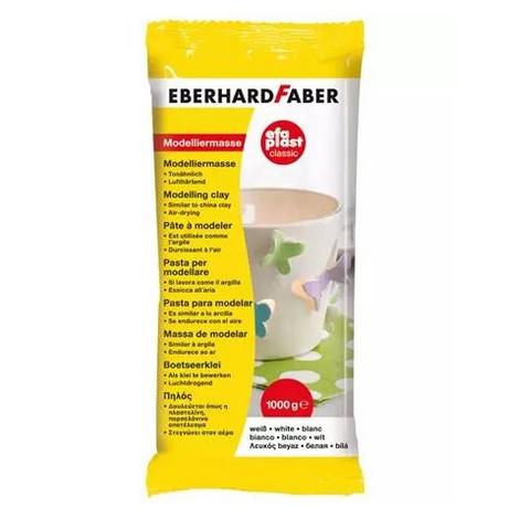 EBERHARD FABER  Eberhard Faber EFAPlast Pâte à modeler 1 kg Blanc 