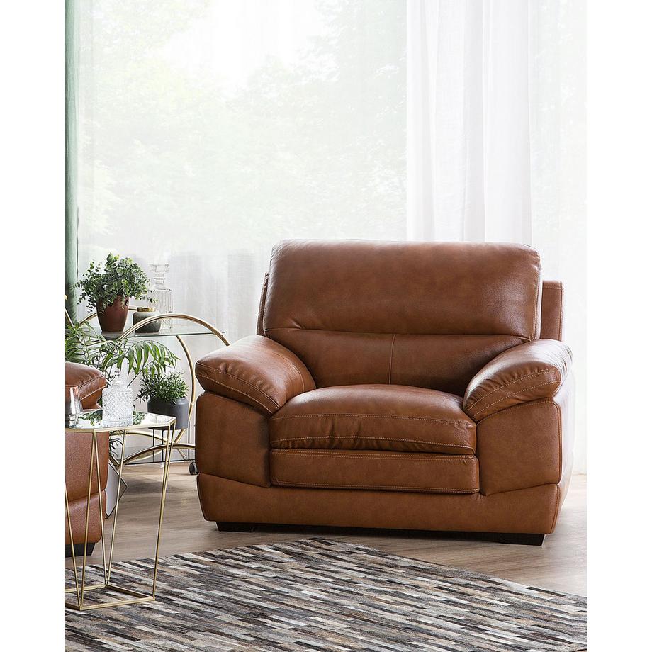 Beliani Sessel aus Kunstleder Retro HORTEN  