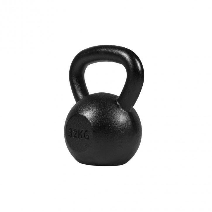 Image of Kettlebell Gusseisen Unisex Schwarz ONE SIZE
