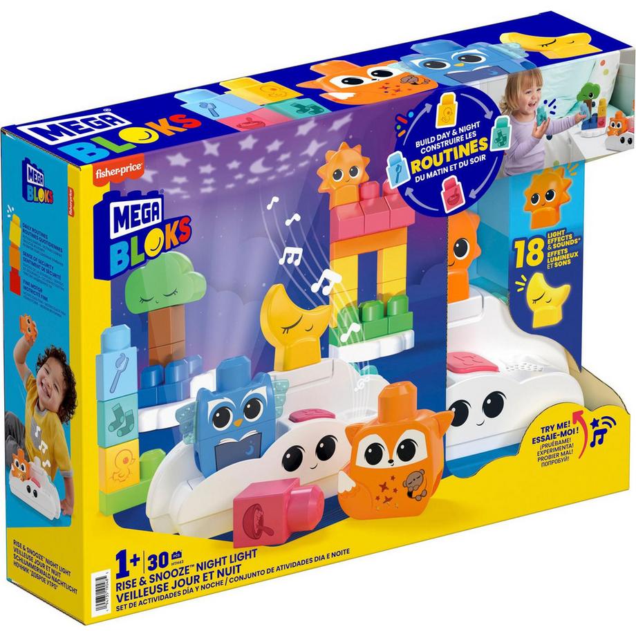 MEGA BLOKS  Lumière De Veilleuse Rise & Snooze Mega Bloks 