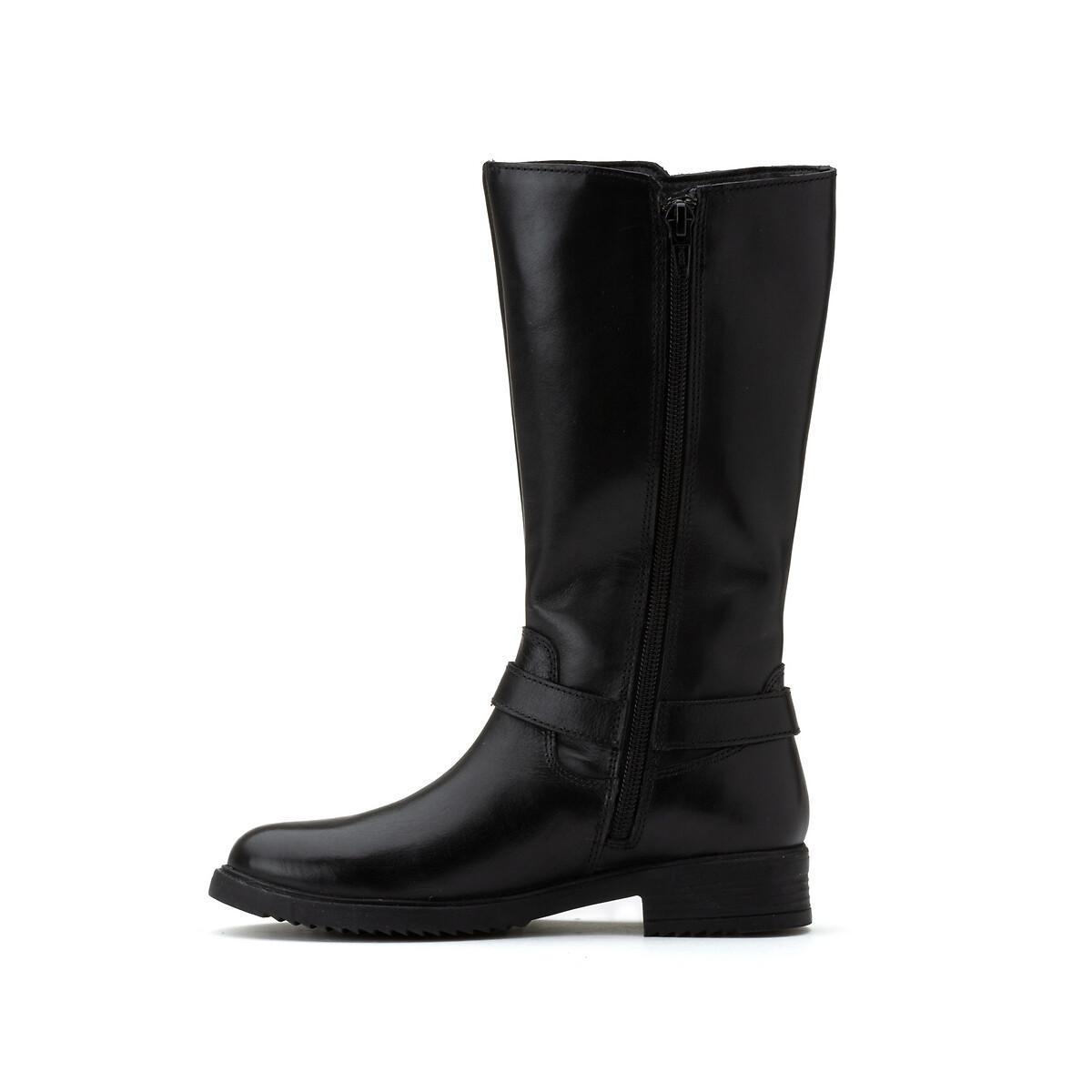 La Redoute Collections  Bottes en cuir zippées esprit cavalière 