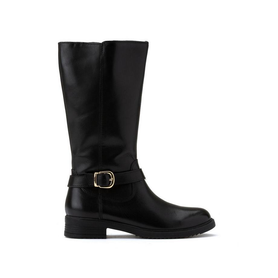 Bottes en cuir zippées esprit cavalière
