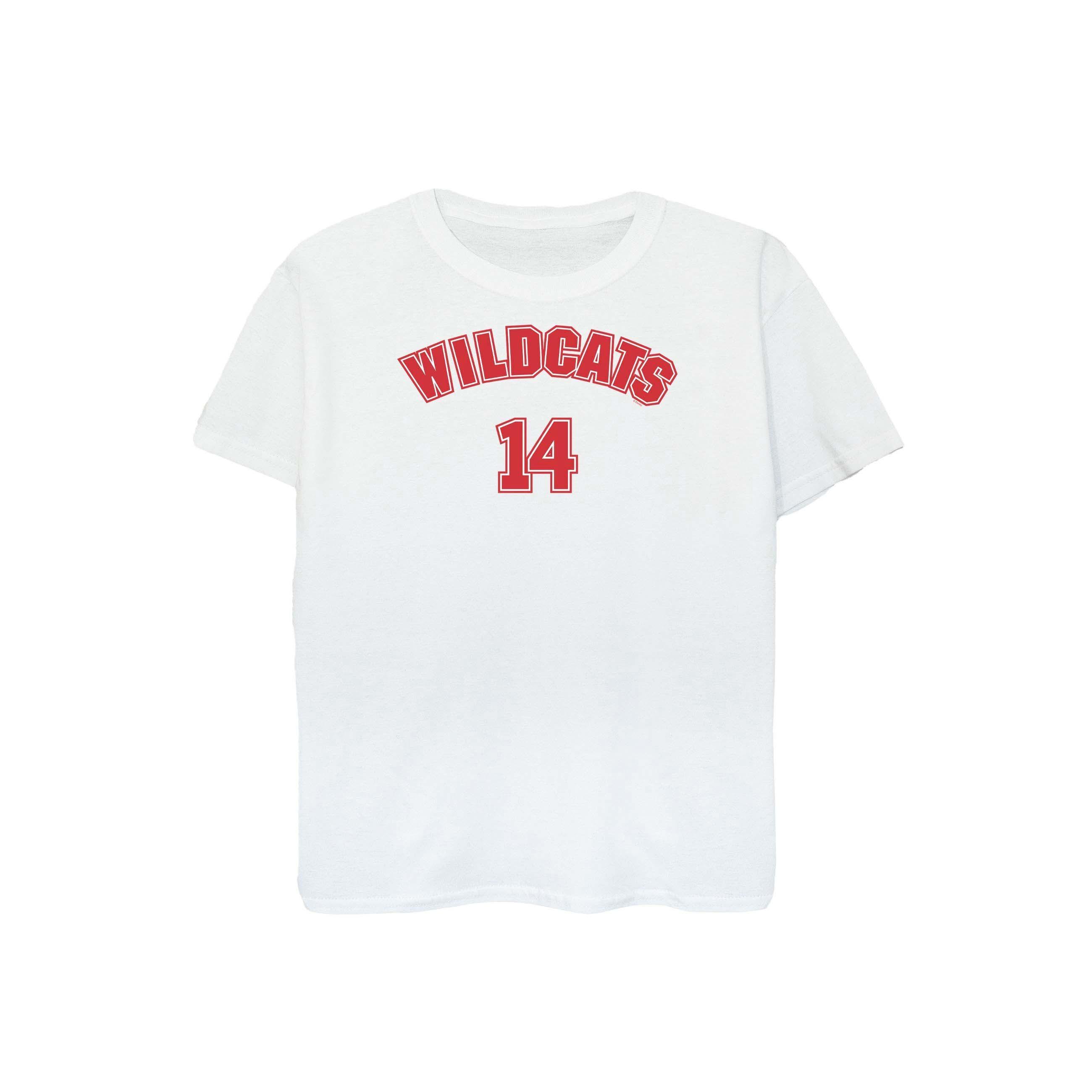 Image of High School Musical The Musical Wildcats 14 Tshirt Damen Weiss 4XL