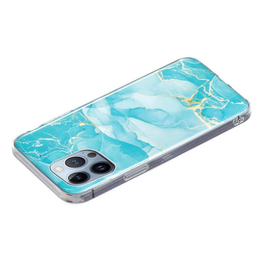 Cover-Discount  iPhone 14 Pro - Coque en silicone Marble 