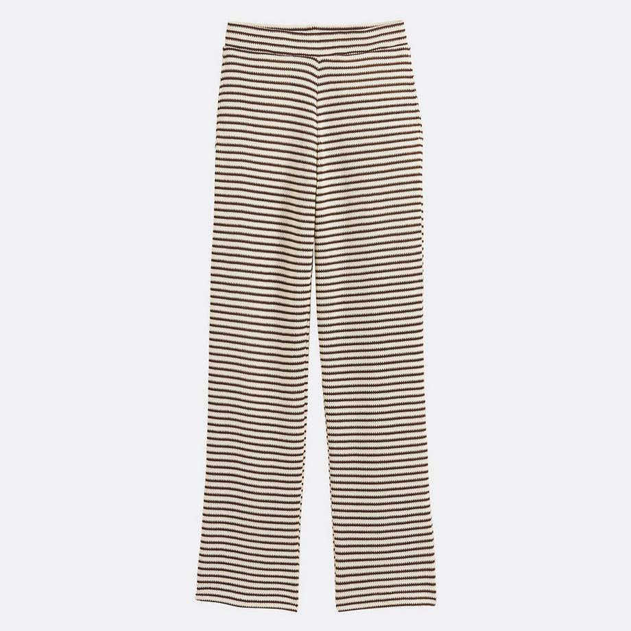 La Redoute Collections Pantaloni ampi maglia a righe  