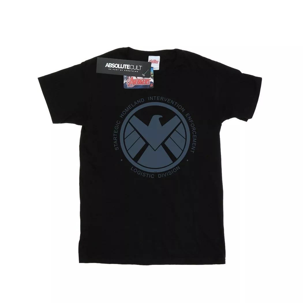 MARVEL - Agents Of SHIELD Logistics Division TShirt, für Damen, Schwarz, Größe S
