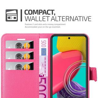 Cadorabo  Housse compatible avec Samsung Galaxy M53 5G - Coque de protection avec fermeture magnétique, fonction de support et compartiment pour carte 