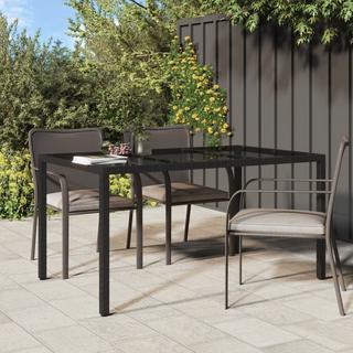 VidaXL Table de jardin rotin synthétique  