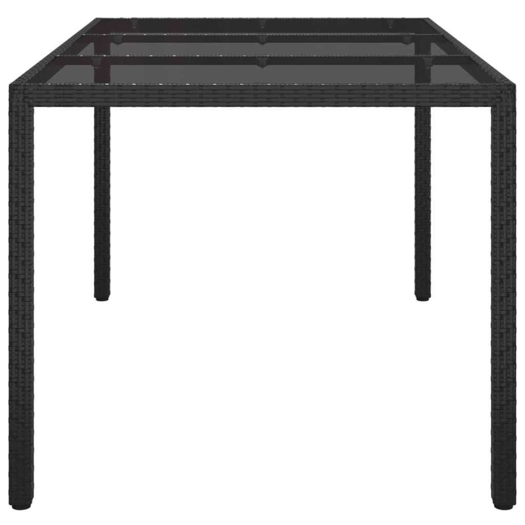 VidaXL Table de jardin rotin synthétique  