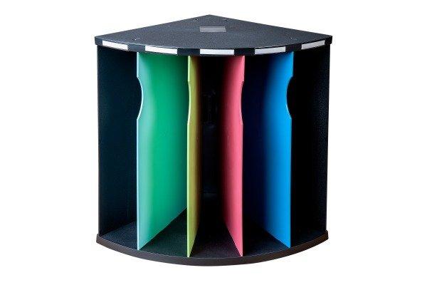 Image of EXACOMPTA Ordner-Säule THE CORNER X3931928D schwarz, 1928 5 Fächer EXACOMPTA Ordner-Säule THE CORNER X3931928D schwarz, 1928 5 Fächer