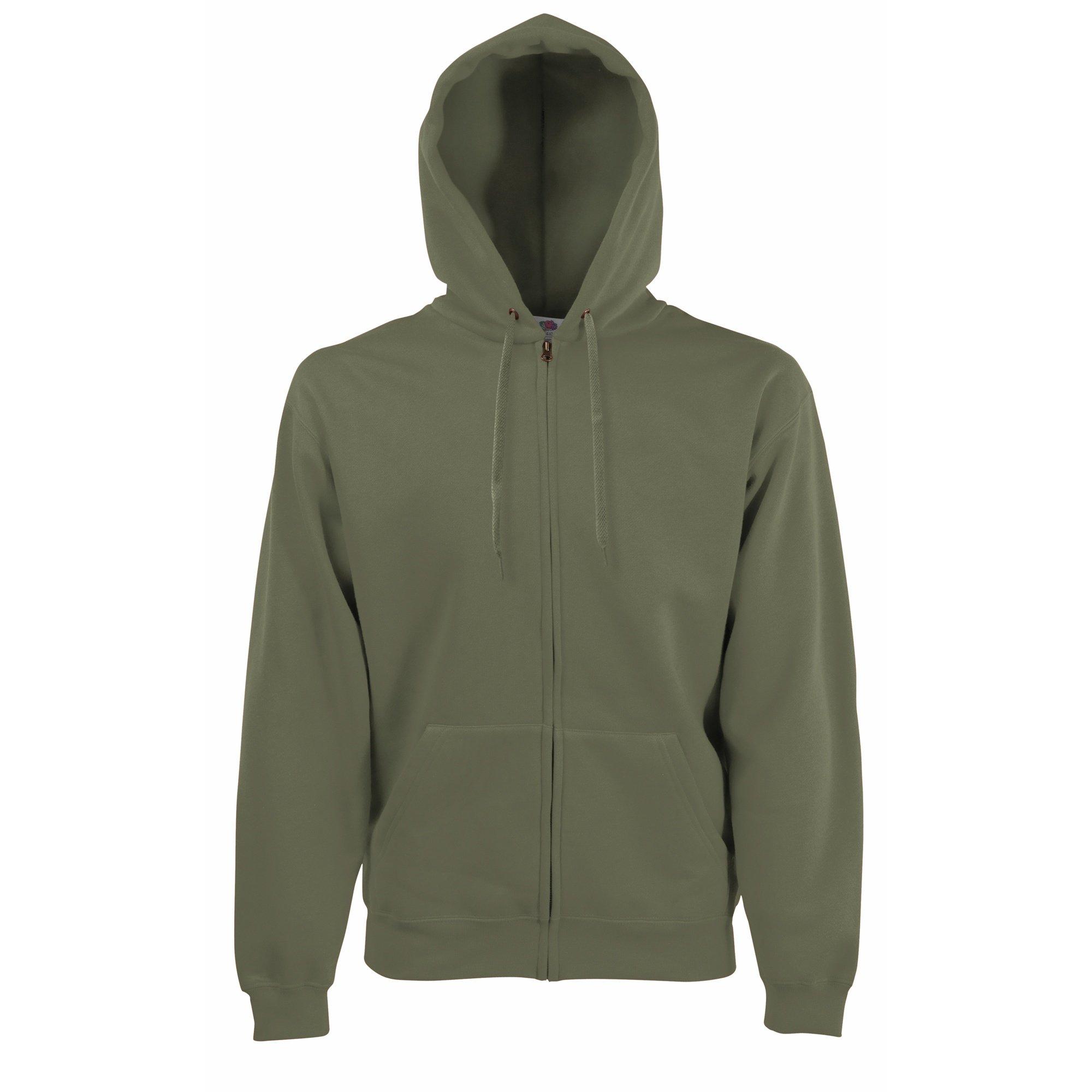 Image of Premium 7030 Kapuzenjacke Herren Olivegrün XL