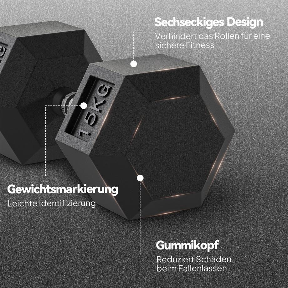 HOMCOM  Gummi-Hantel 