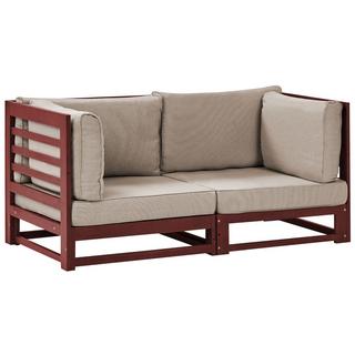 Beliani 2 Sitzer Sofa aus Akazienholz Modern TRANI  