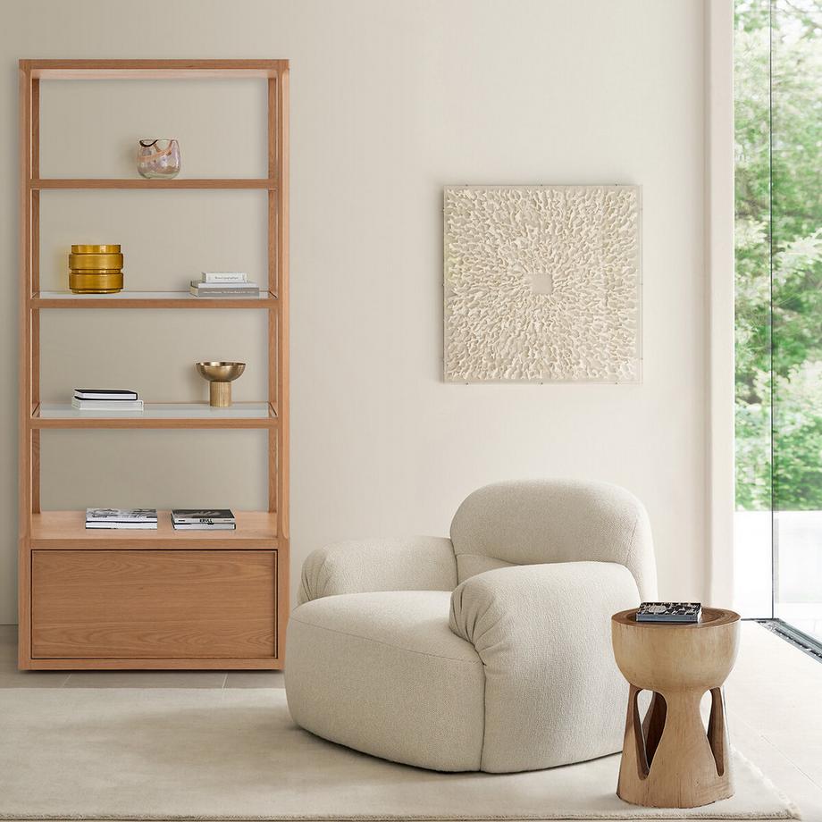 AM.PM Bücherregal aus Eiche und Furnier IÉNA  