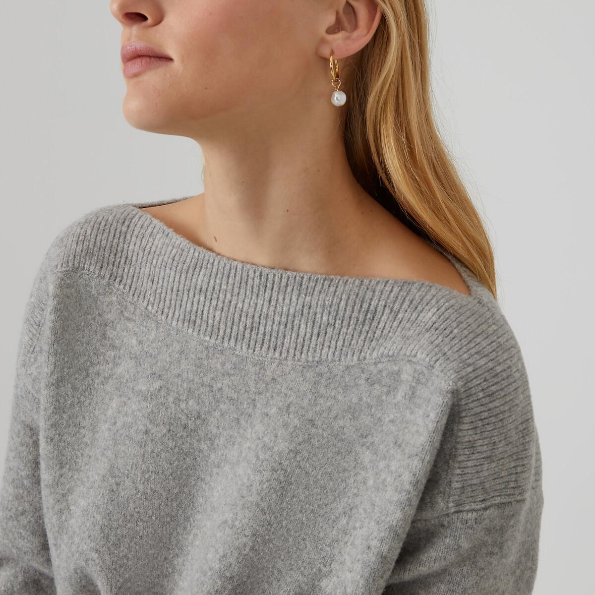 La Redoute Collections  Pullover mit U-Boot-Ausschnitt 