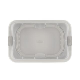 Berlinger länglicher Bräter mit Deckel matt cream Sahara Collection  