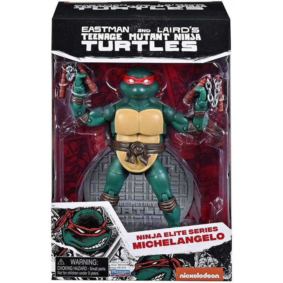 playmates  Teenage Mutant Ninja Turtles Elite Series Michelangelo Exclusive Action Figure 