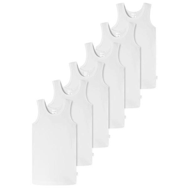 Image of 6er Pack Kids Boys 955 Organic Cotton - Unterhemd Jungen Weiss 116