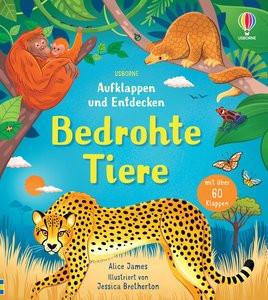 Aufklappen und Entdecken: Bedrohte Tiere Kein Autor Gebundene Ausgabe 