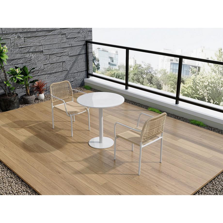 Vente-unique Gartenessgruppe im Set NIOU  