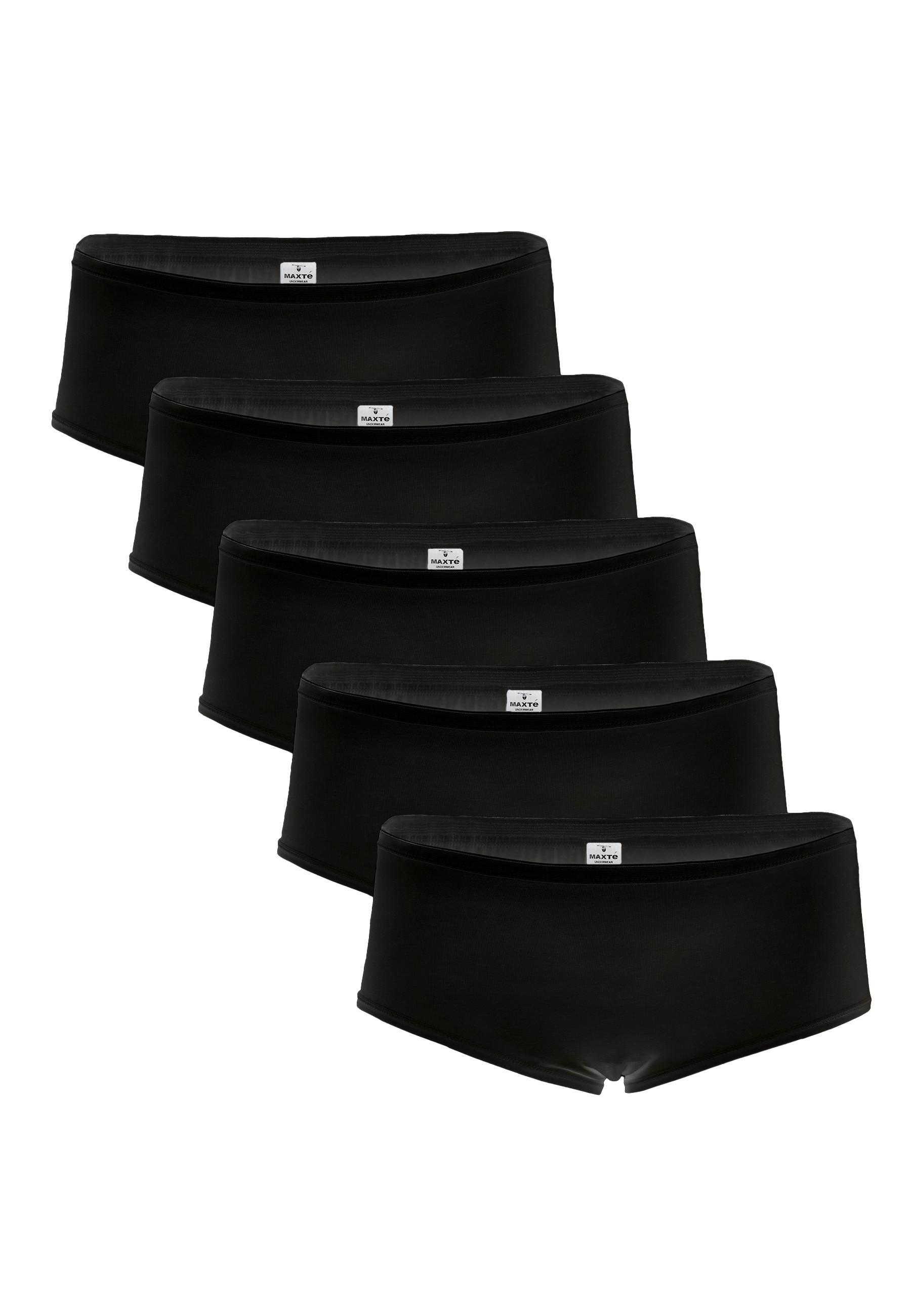 Image of Basic Max Boxershorts 5er Pack Damen Schwarz XL