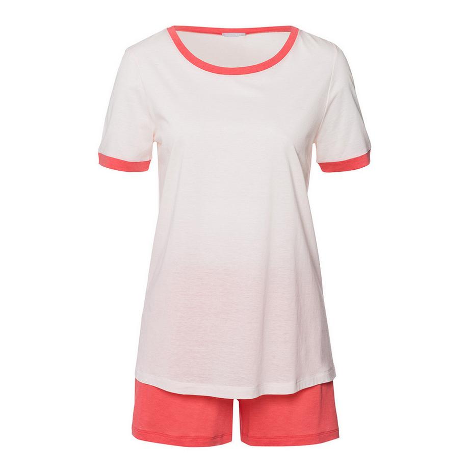 HANRO Laura Kurzarm Schlafanzug Set  