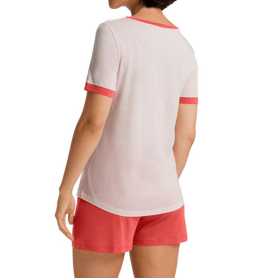 HANRO Laura Kurzarm Schlafanzug Set  