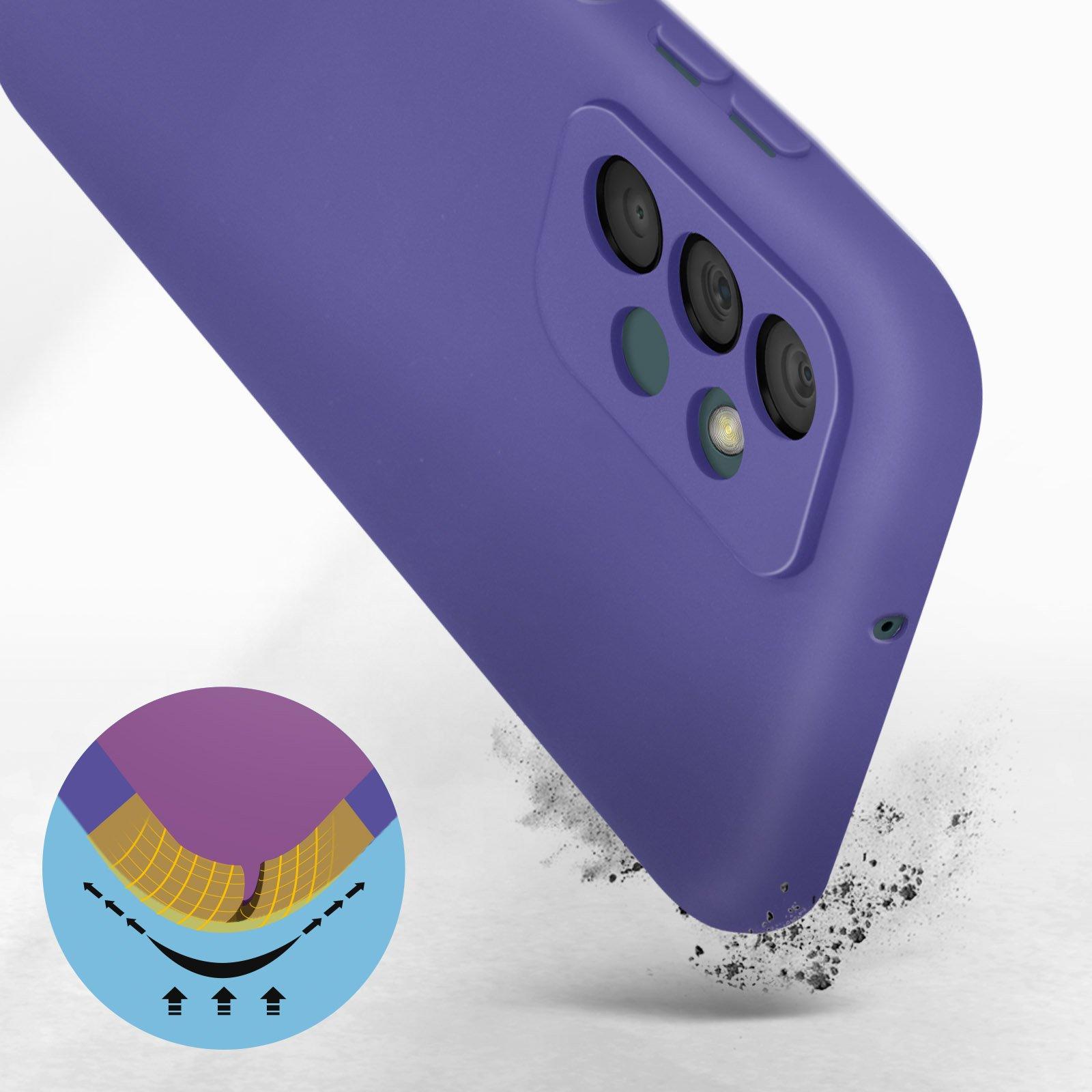 Avizar  Coque Samsung A23 5G Semi-rigide Violet 