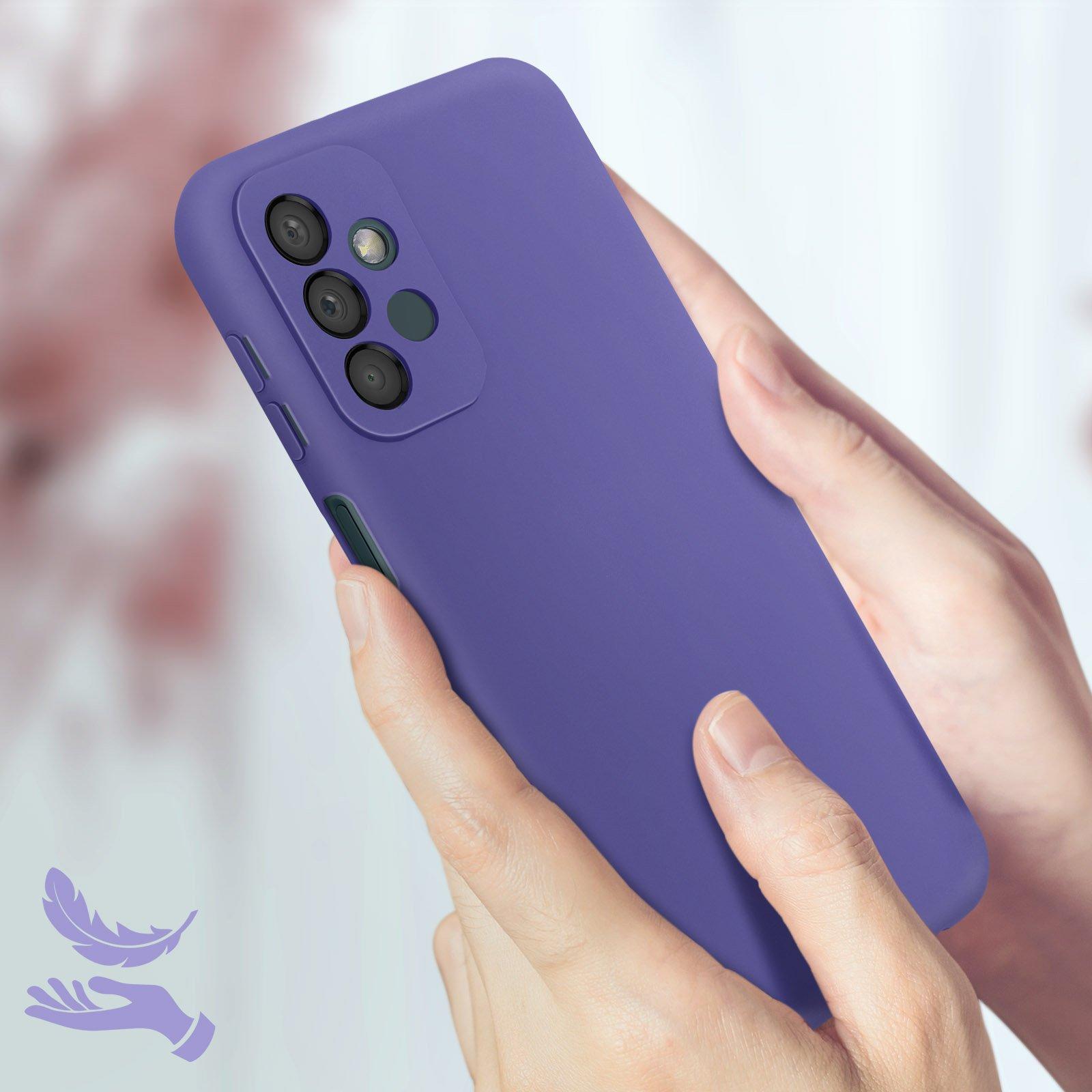 Avizar  Coque Samsung A23 5G Semi-rigide Violet 