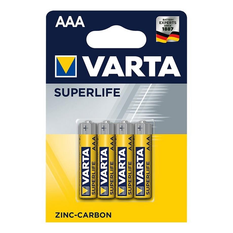 Pricenet  Varta Superlife Batterien AAA 4 Stück im Blister 