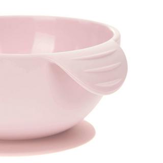 LÄSSIG  Kinder Silikon Schale pink 