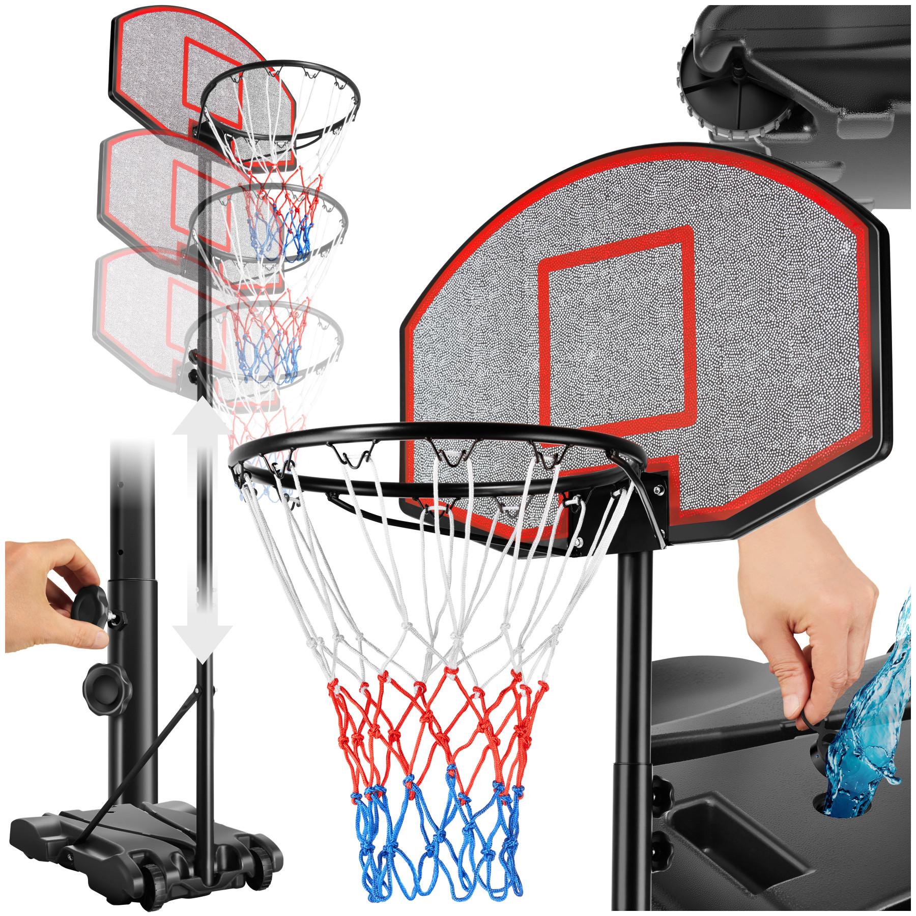 Tectake  Panier de basketball sur pied Harlem 