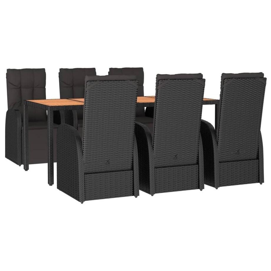 VidaXL set da pranzo da giardino Polirattan  