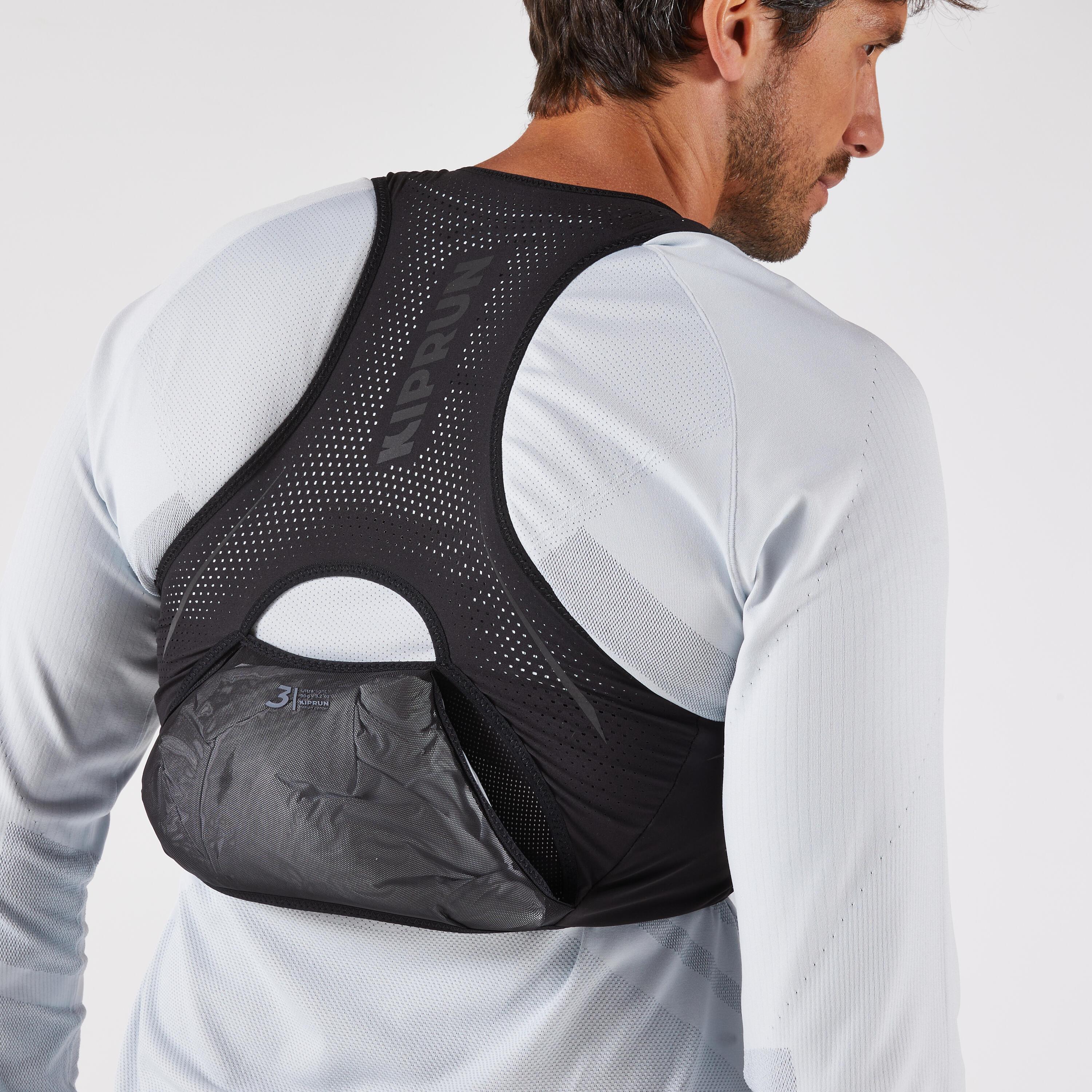 KIPRUN  Gilet de course 3 litres unisexe compétition 