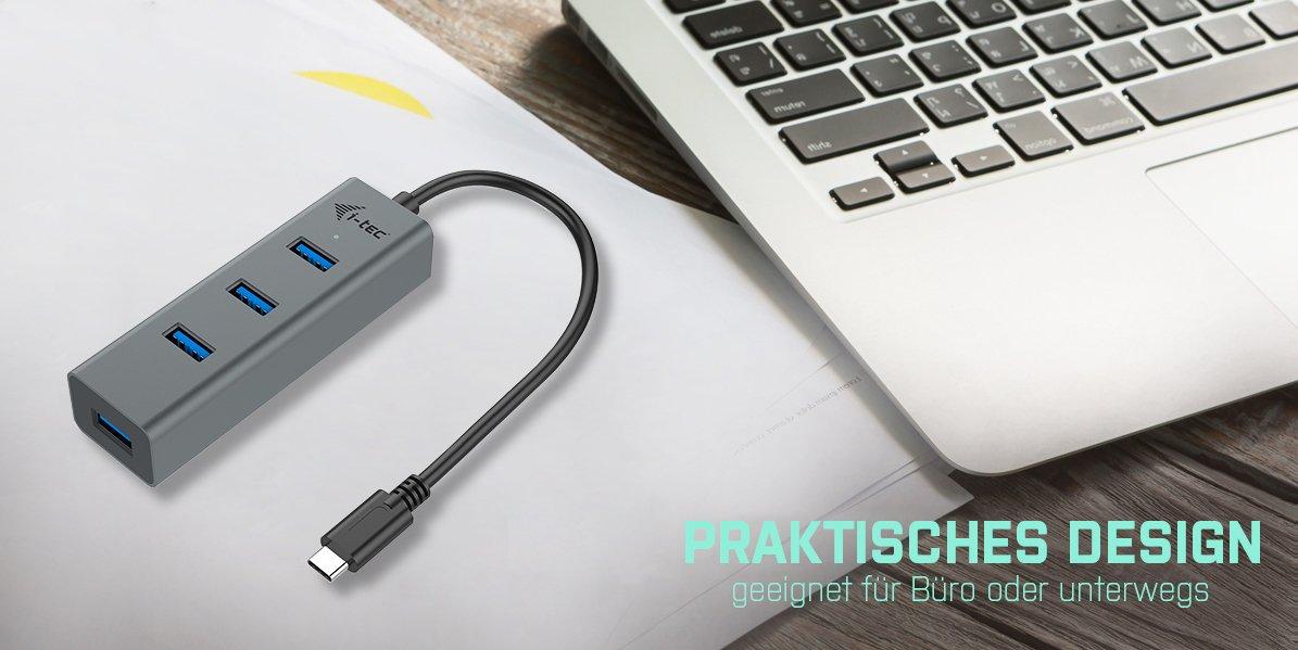 i-tec  Metal USB-C HUB 4 Port 