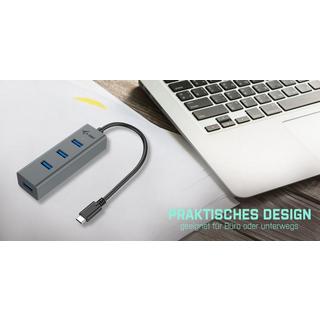 i-tec  Metal USB-C HUB 4 Port 