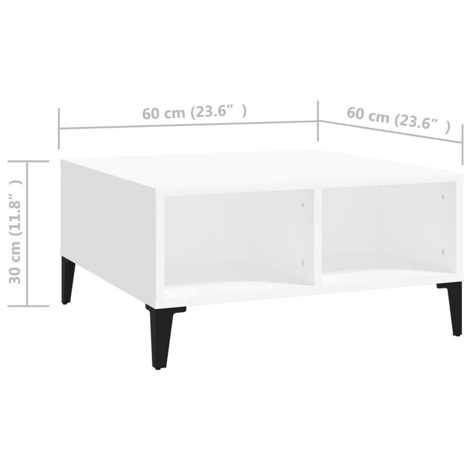 VidaXL Table basse bois d'ingénierie  