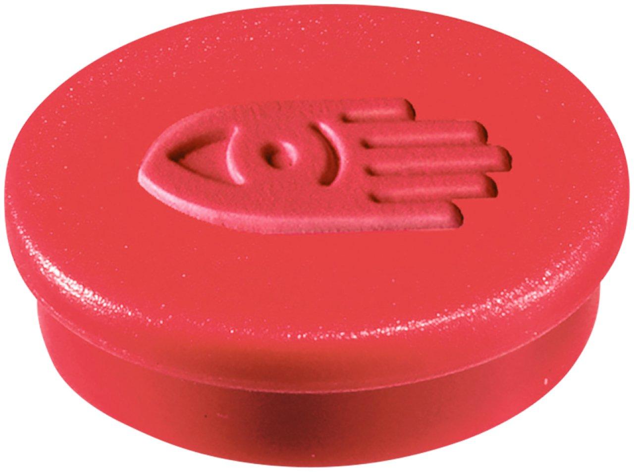 Image of Magnet 30mm 10st Unisex Rot Bunt