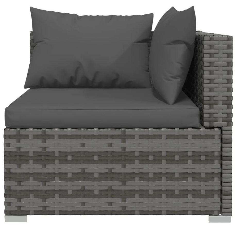 VidaXL set salotto da giardino Polirattan  