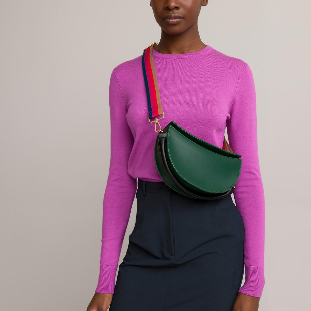 Image of Halbmondförmige Umhängetasche Damen Grün ONE SIZE