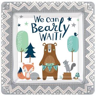 amscan PartyTeller We Can Bearly Wait!, Papier, Shower 8erPack  