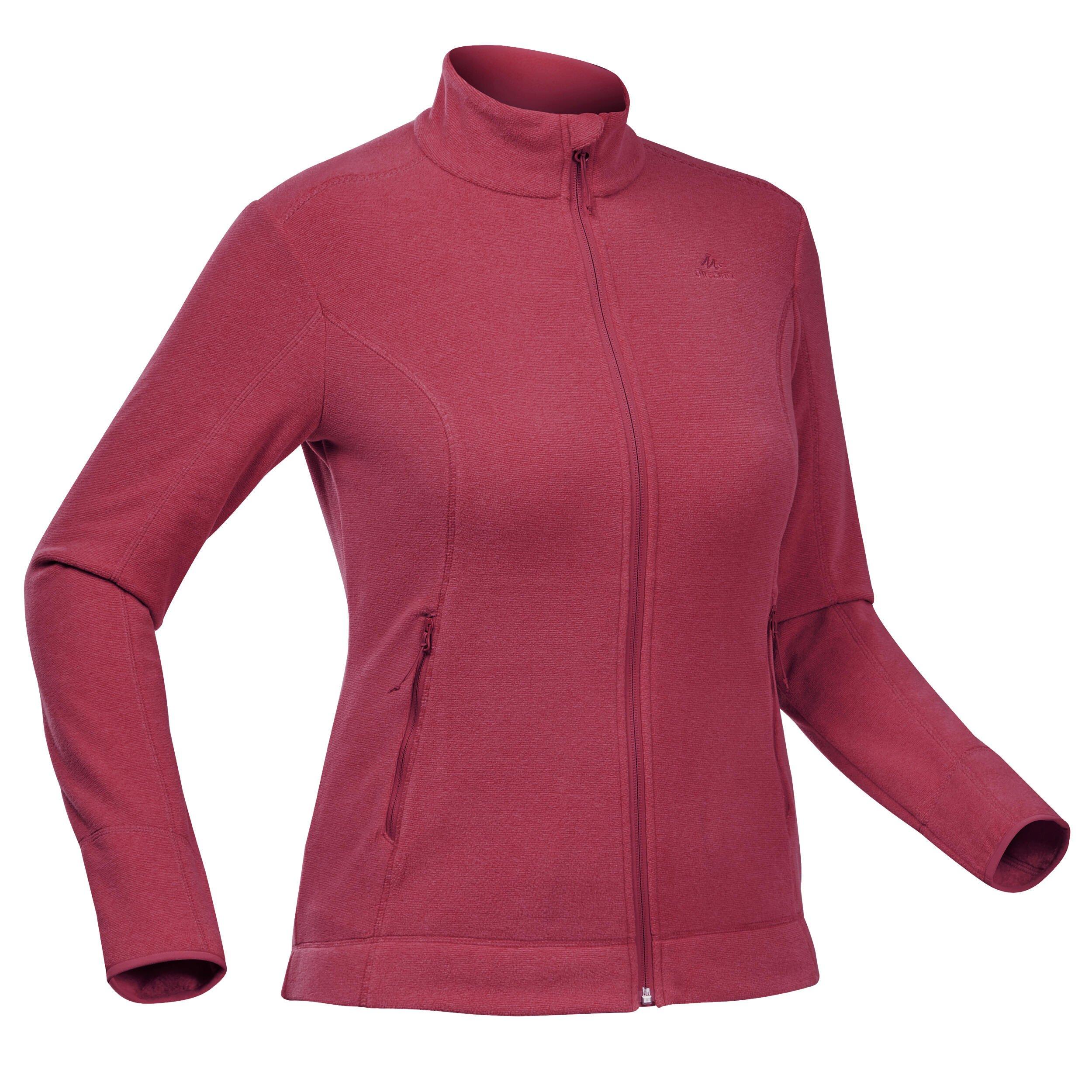 Image of QUECHUA Fleecejacke Bergwandern MH120 Damen rosa - XL