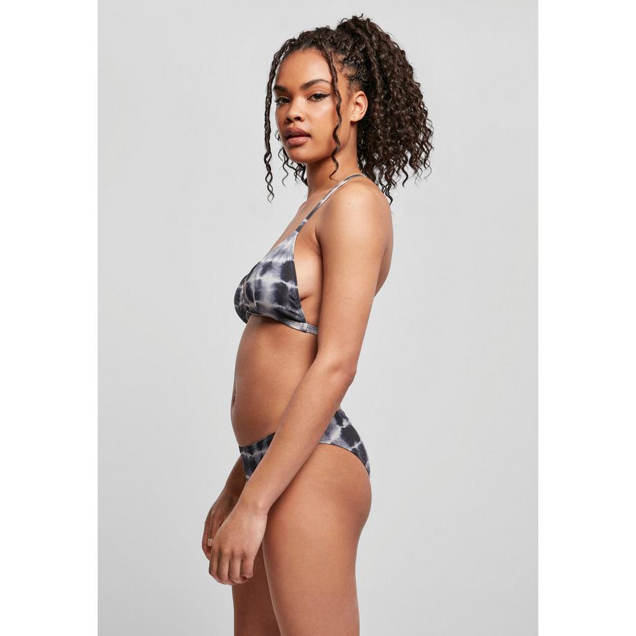 URBAN CLASSICS Tie Dye Triangle Back Bikini  