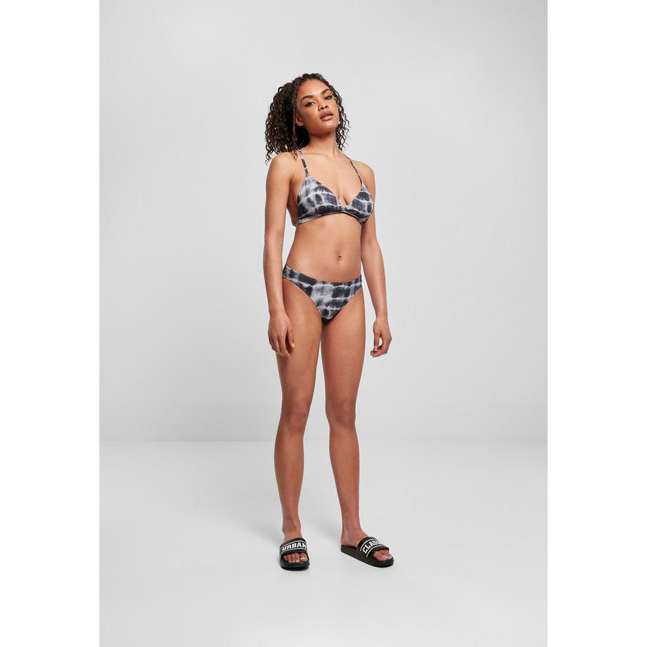 URBAN CLASSICS Tie Dye Triangle Back Bikini  