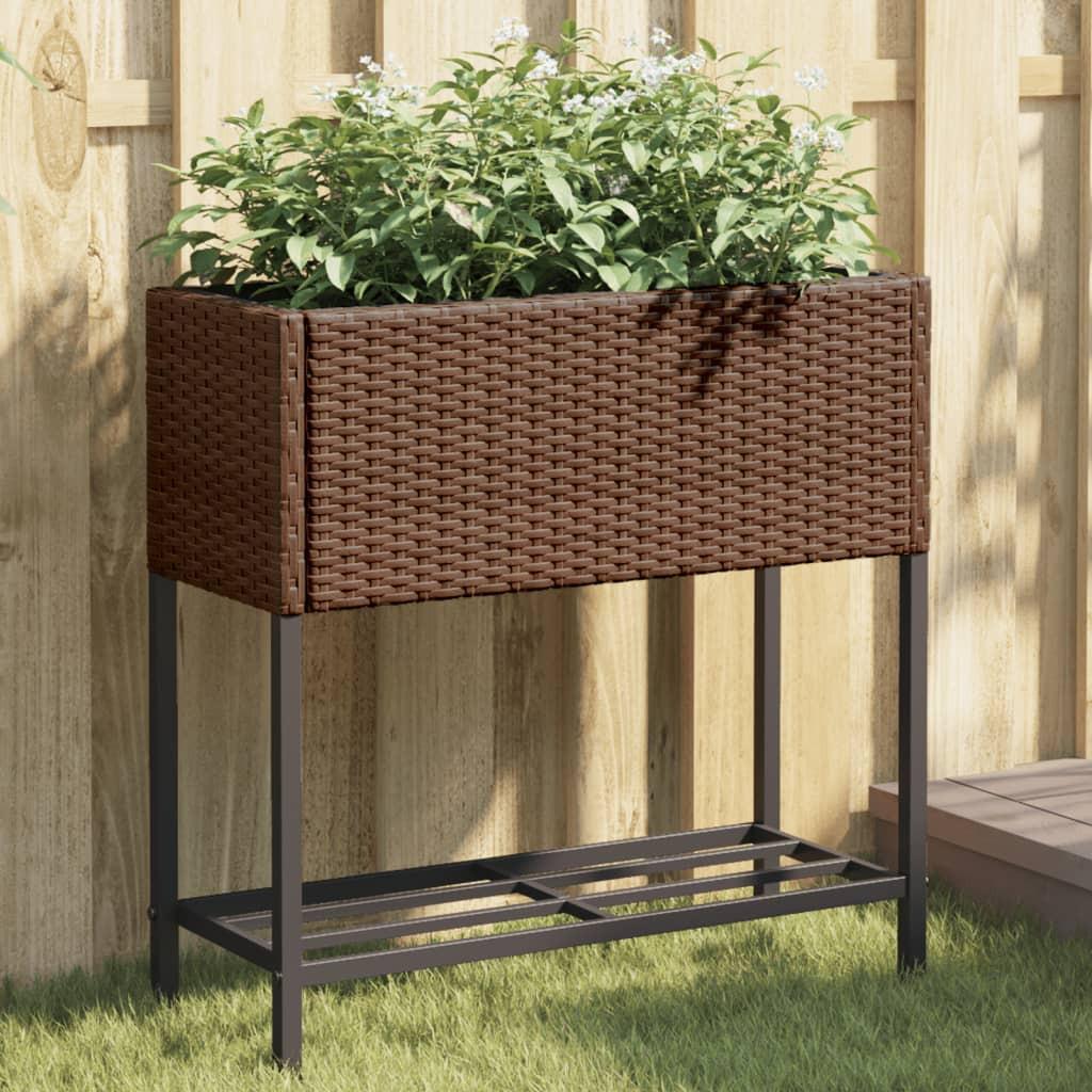 VidaXL Pflanzkübel poly-rattan  